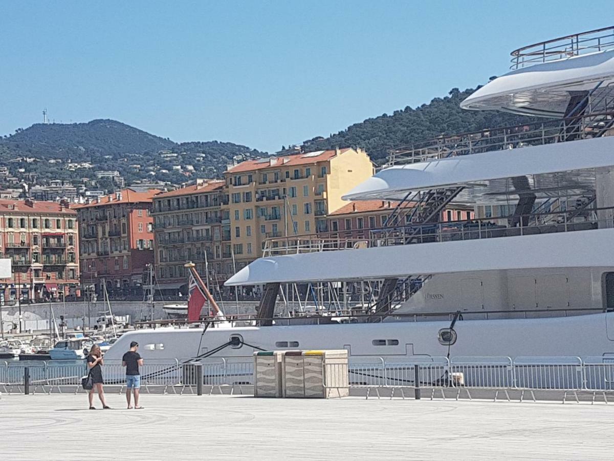 Les Palmiers A 700M De La Mer Nizza Esterno foto